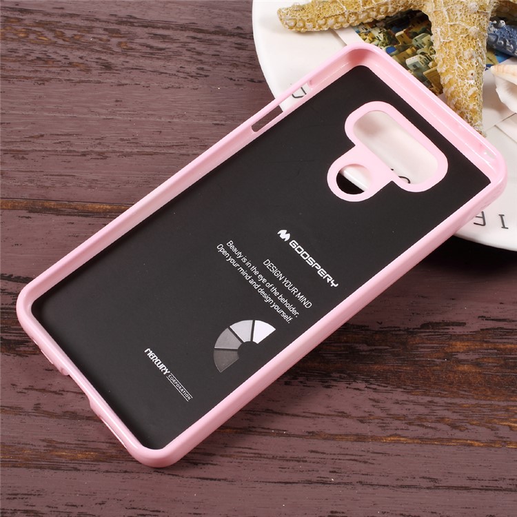MERCURY GOOSPERY for LG G6 Glitter Powder Jelly TPU Soft Case - Pink-2