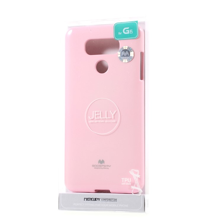 MERCURY GOOSPERY for LG G6 Glitter Powder Jelly TPU Soft Case - Pink-4