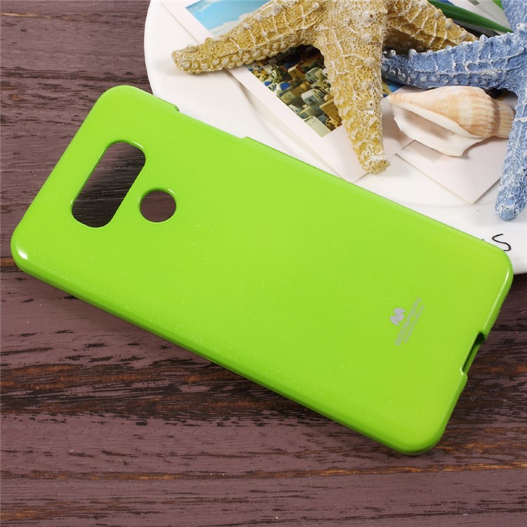 MERCURY GOOSPERY Glitter Powder Jelly TPU Gel Cover for LG G6 - Green-3