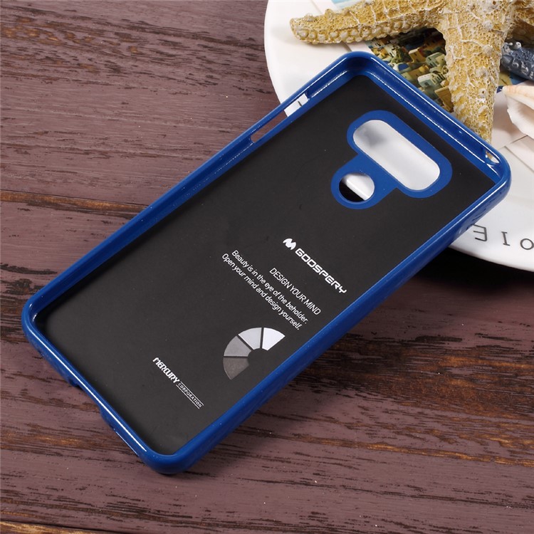 MERCURY GOOSPERY Glitter Powder Jelly TPU Casing for LG G6 - Blue-2