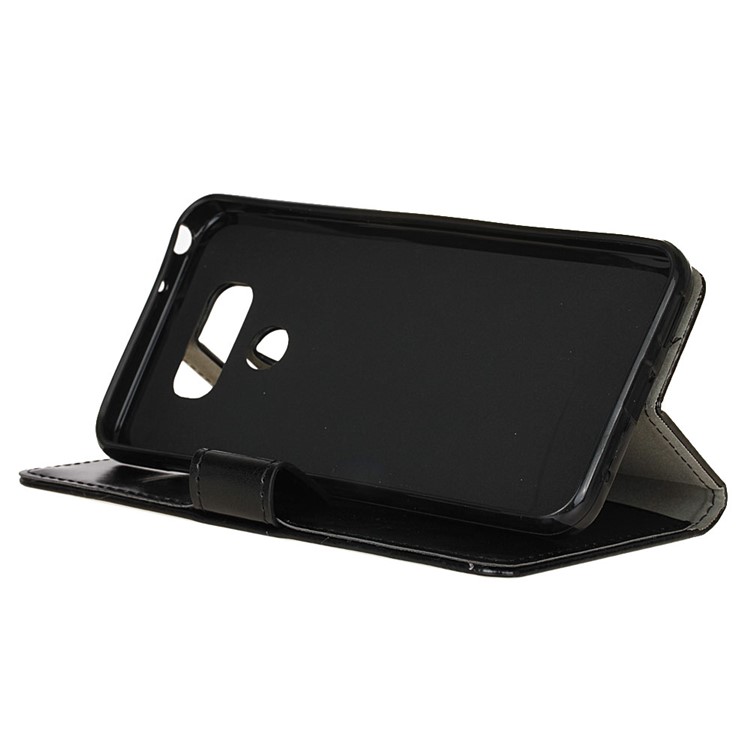 Crazy Horse Wallet Leather Stand Case for LG G6 - Black-6