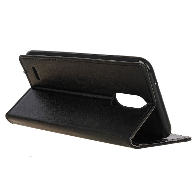 Crazy Horse Leather Wallet Case for LG K10 (2017) - Black-7