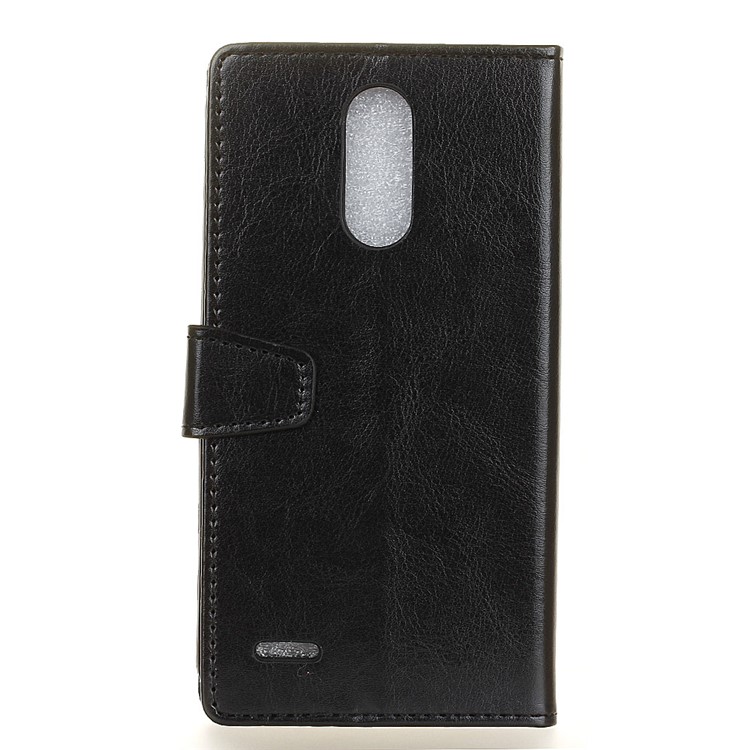 Crazy Horse Wallet Leather Stand Case for LG K10 (2017) - Black-2