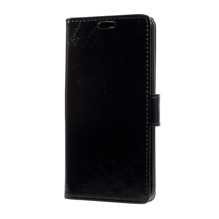 Crazy Horse Wallet Leather Protective Case for LG K4 (2017) - Black-3