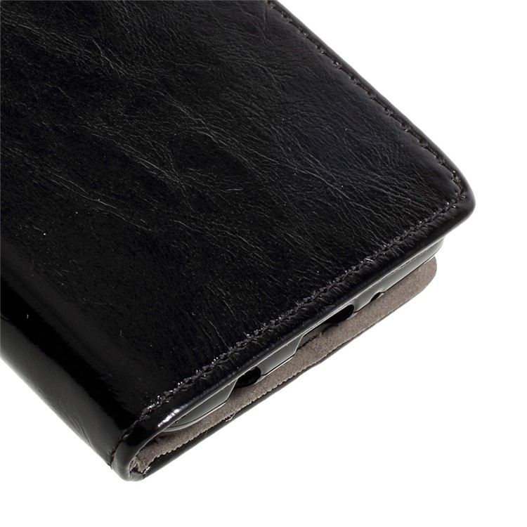 Crazy Horse Wallet Leather Protective Case for LG K4 (2017) - Black-7