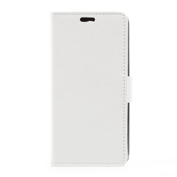 Crazy Horse Wallet Leather Case Accessory for LG K4 (2017) EU Version - White-1