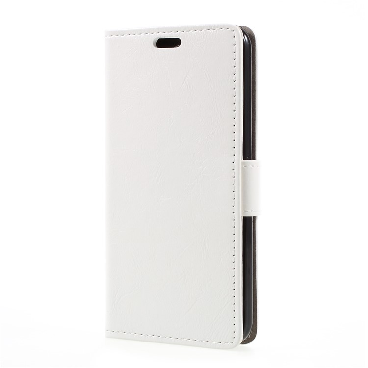 Crazy Horse Wallet Leather Case Accessory for LG K4 (2017) EU Version - White-2