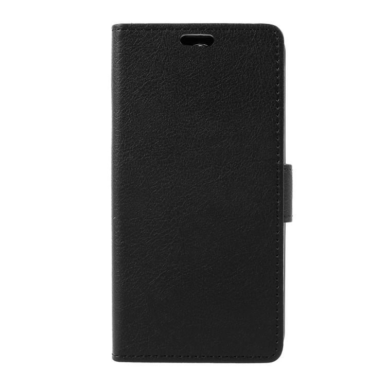 For LG K4 (2017) EU Version Flip Stand Wallet PU Leather Case Accessory - Black-3