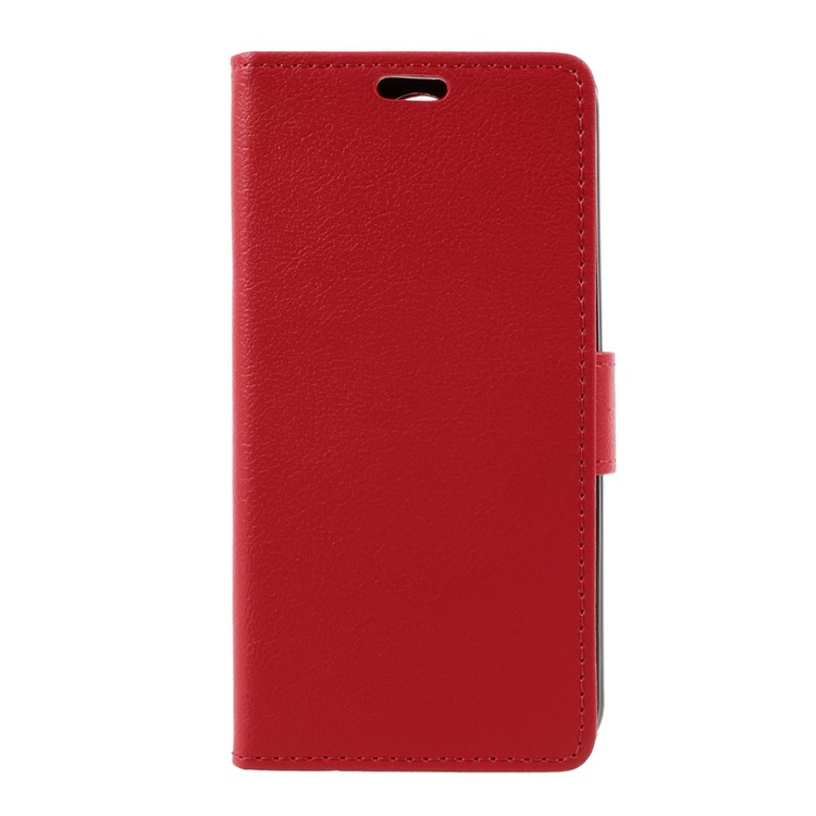 Stand PU Leather Wallet Phone Cover for LG K4 (2017) EU Version - Red-1