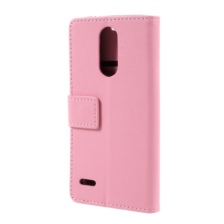 Stand Wallet PU Leather Protective Case for LG K4 (2017) EU Version - Pink-3
