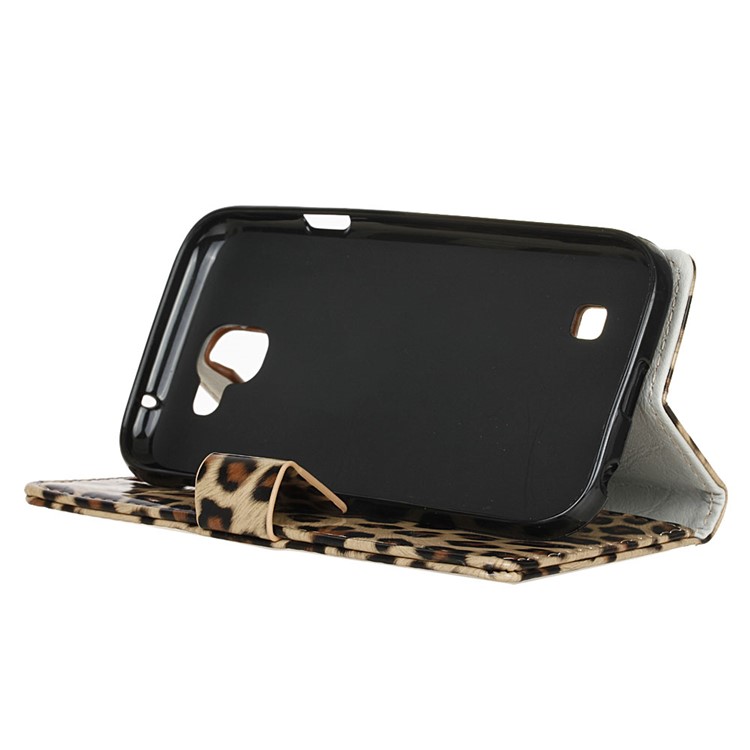Leopard Pattern PU Leather Wallet Mobile Phone Case with Stand for LG K3 (2017)-5
