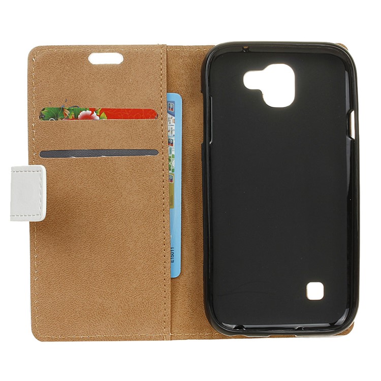 Printing Pattern Leather Case Stand Wallet for LG K3 (2017) - Eiffel Tower and Maple Leaves-7