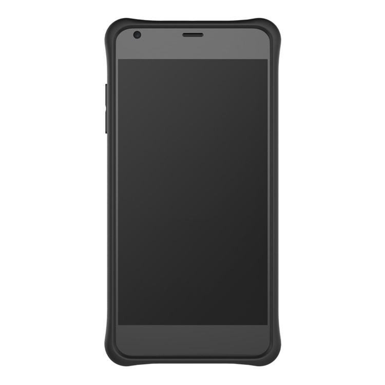 For LG G6 Tough Armor Mobile Cover with Kickstand (PC + TPU) - Red-11