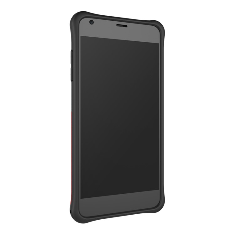 For LG G6 Tough Armor Mobile Cover with Kickstand (PC + TPU) - Red-12