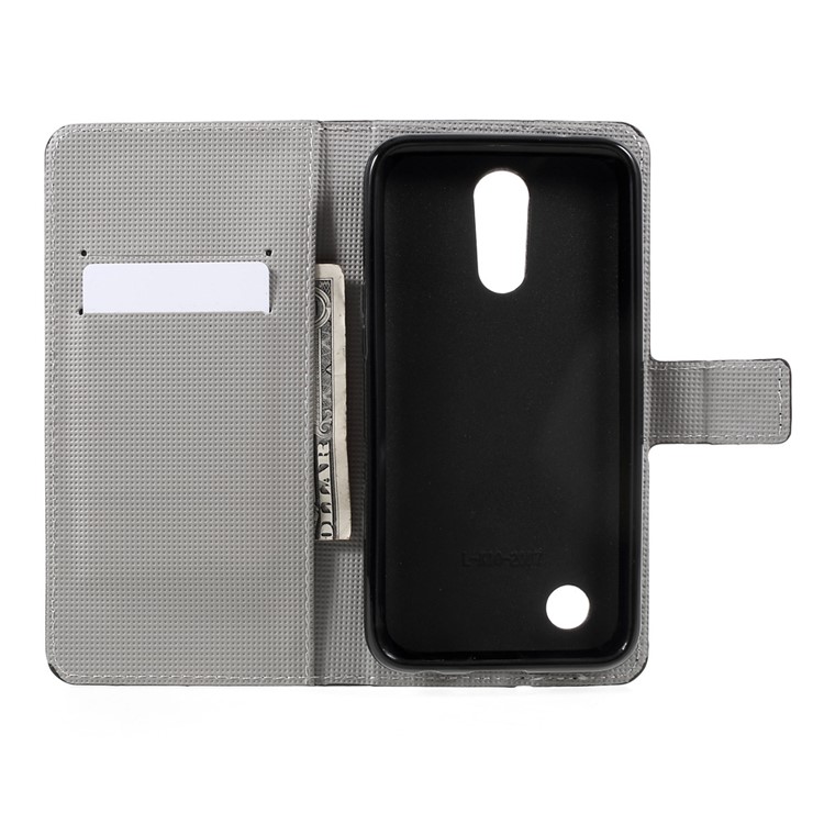 Flip Stand Patterned Leather Wallet Cover for LG K10 (2017) - Retro Union Jack Flag-6
