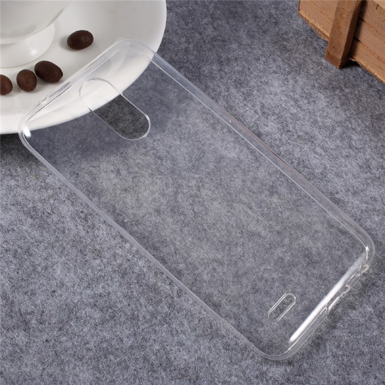 Ultrathin Clear Soft TPU Cell Phone Case for LG K10 (2017) - Transparent-3