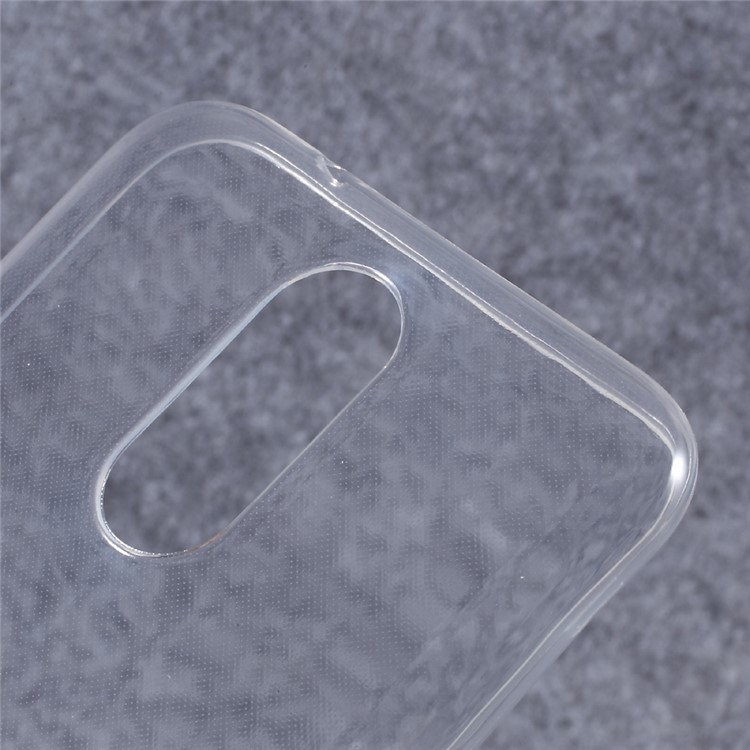 Ultrathin Clear Soft TPU Cell Phone Case for LG K10 (2017) - Transparent-4
