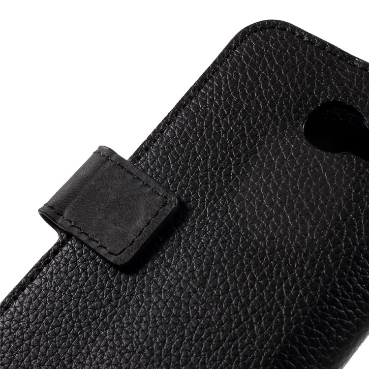 Litchi Texture Leather Wallet Case for LG K3 (2017) - Black-10