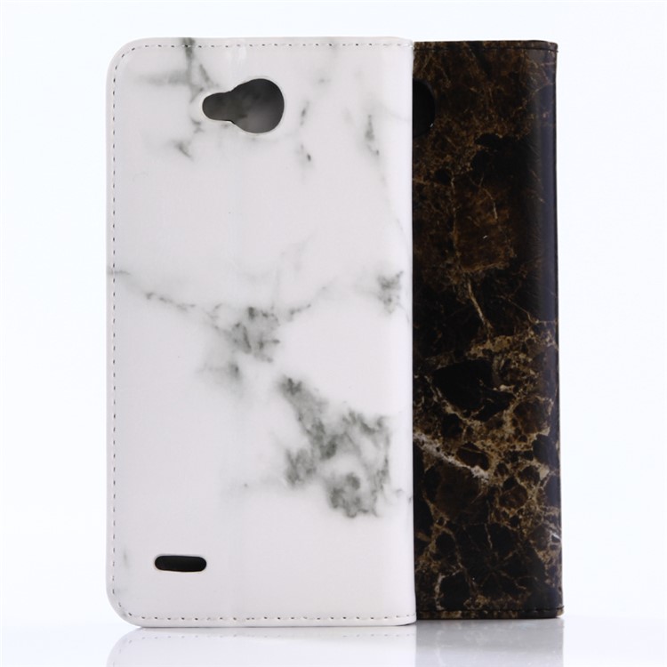 Marble Pattern Stand Wallet Leather Protective Case for LG X power2 - Black-6