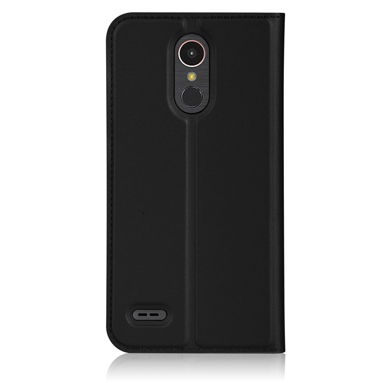 PU Leather Flip Stand Phone Case with Card Holder for LG K10 (2017) - Black-9