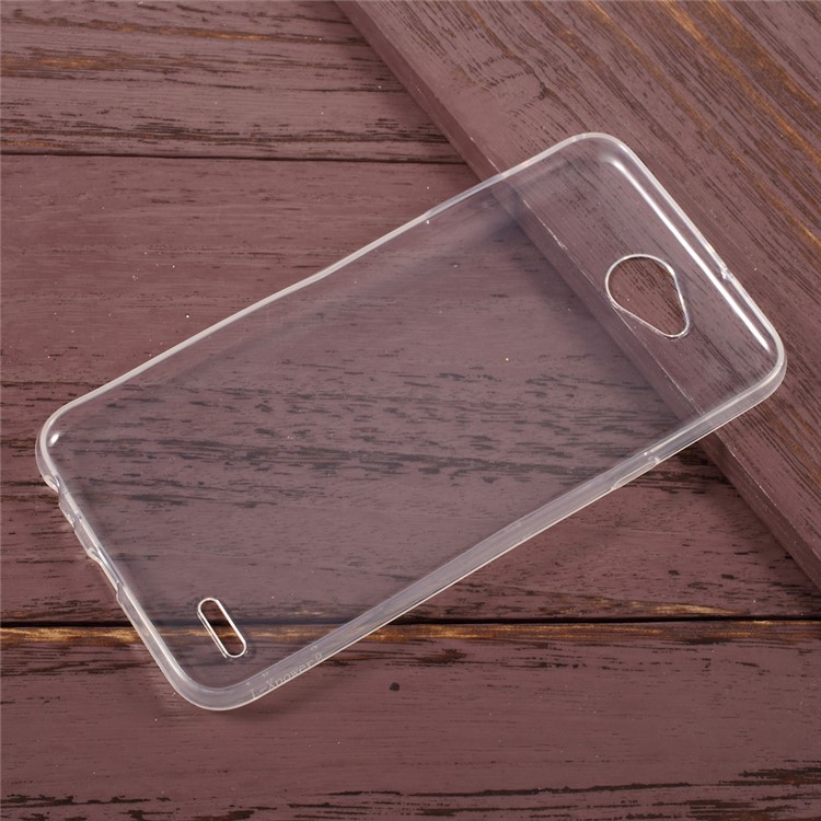 Ultrathin Clear Soft TPU Cell Phone Case for LG X Power 2 - Transparent-2