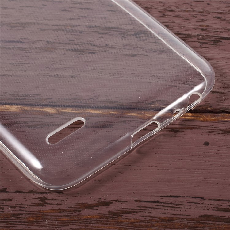 Ultrathin Clear Soft TPU Cell Phone Case for LG X Power 2 - Transparent-5