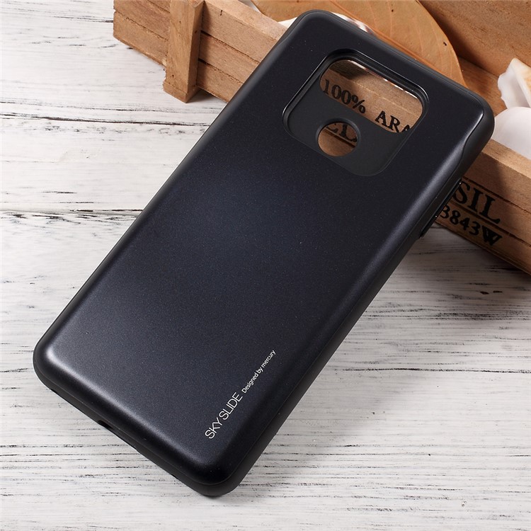 MERCURY GOOSPERY Sky Sliding Hybrid Card Holder Phone Case (TPU + PC) for LG G6 - Black-1