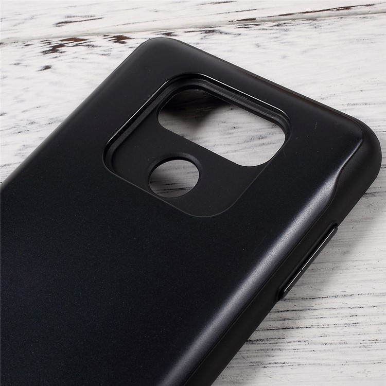 MERCURY GOOSPERY Sky Sliding Hybrid Card Holder Phone Case (TPU + PC) for LG G6 - Black-4
