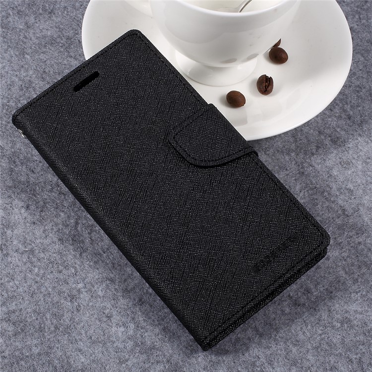 MERCURY GOOSPERY Fancy Diary Leather Wallet Mobile Case for LG G6 - Black-4
