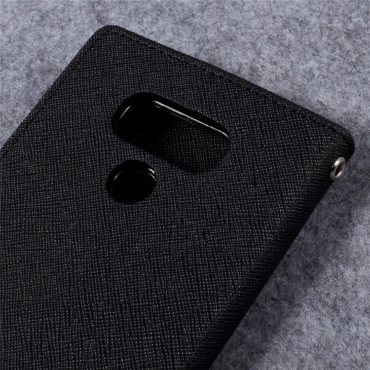 MERCURY GOOSPERY Fancy Diary Leather Wallet Mobile Case for LG G6 - Black-6