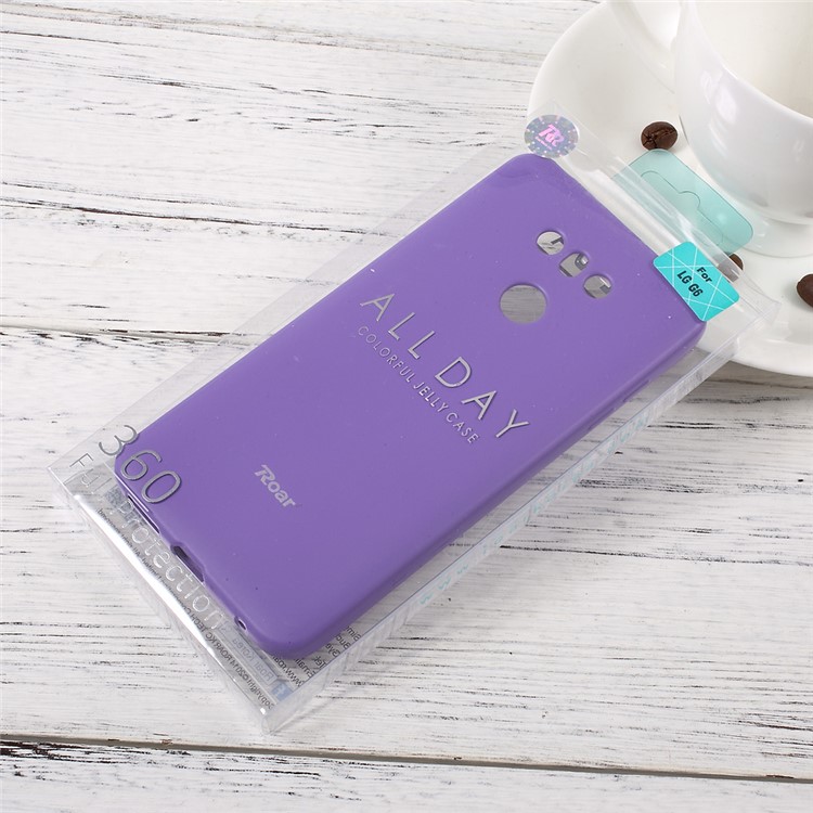 ROAR KOREA All Day Jelly Case TPU Mobile Phone Cover LG G6 - Purple-4