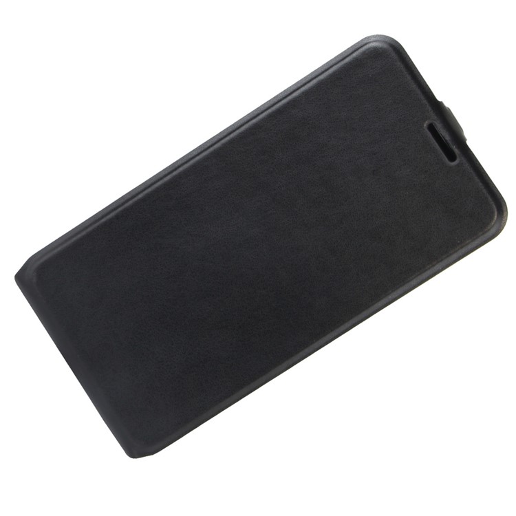 ID/Photo Slot Crazy Horse Leather Vertical Flip Case for LG Stylus 3/Stylo 3 - Black-2
