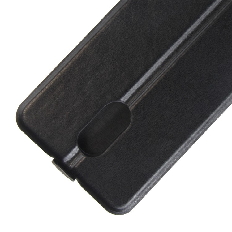 ID/Photo Slot Crazy Horse Leather Vertical Flip Case for LG Stylus 3/Stylo 3 - Black-3