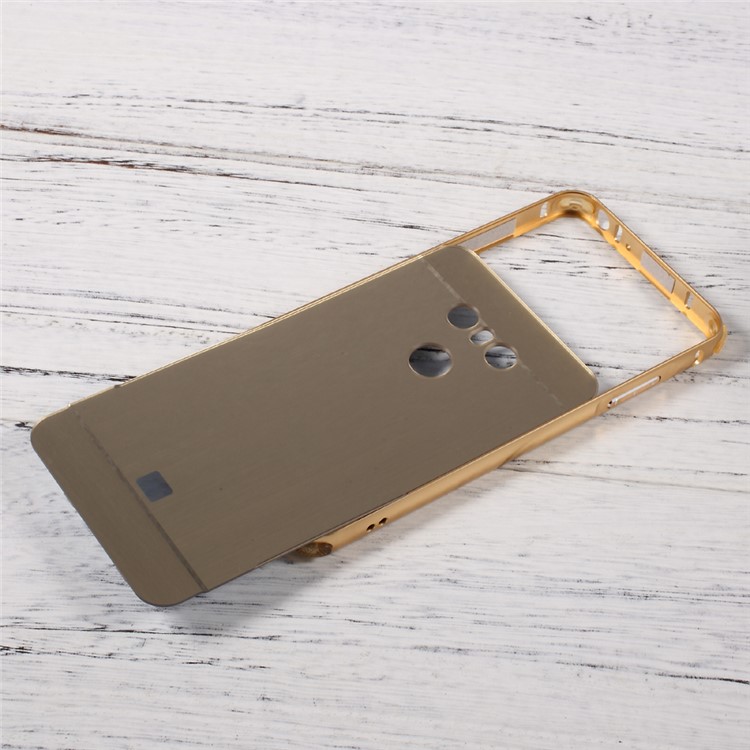 For LG G6 Slide-on Brushed Plating Hard Phone Case Shell (Metal Bumper + PC) - Gold-4