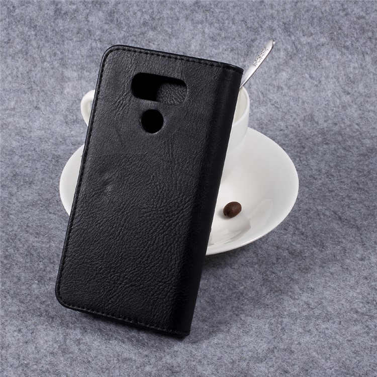 DG.MING Detachable 2 in 1 Split Leather Wallet Mobile Cover for LG G6 - Black-2