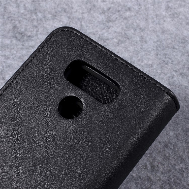 DG.MING Detachable 2 in 1 Split Leather Wallet Mobile Cover for LG G6 - Black-6