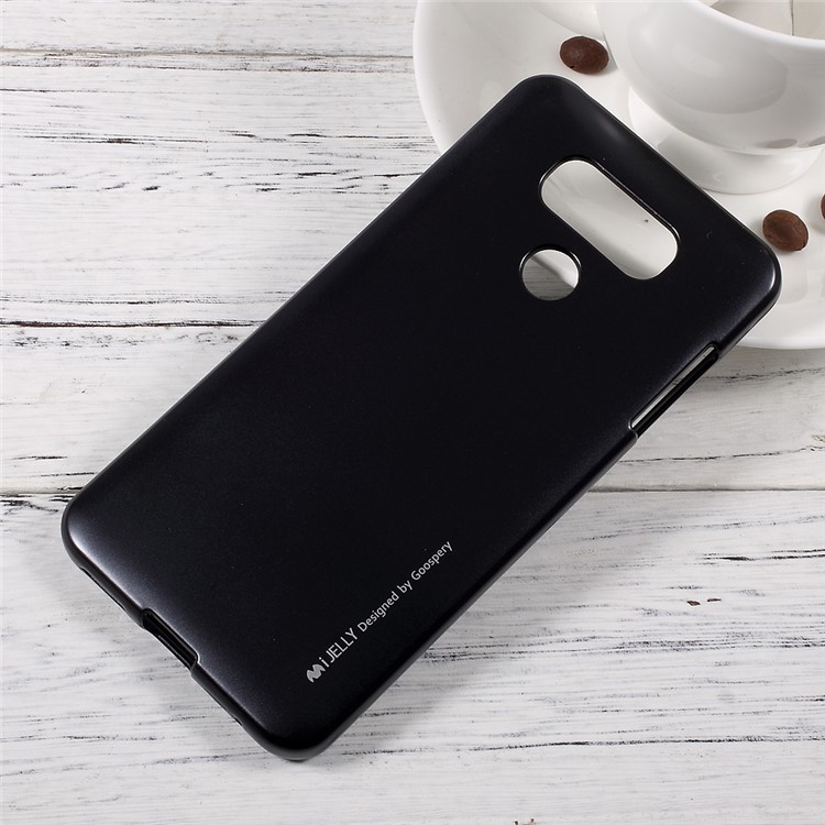 MERCURY GOOSPERY i JELLY Metallic TPU Mobile Phone Case for LG G6 - Black-1