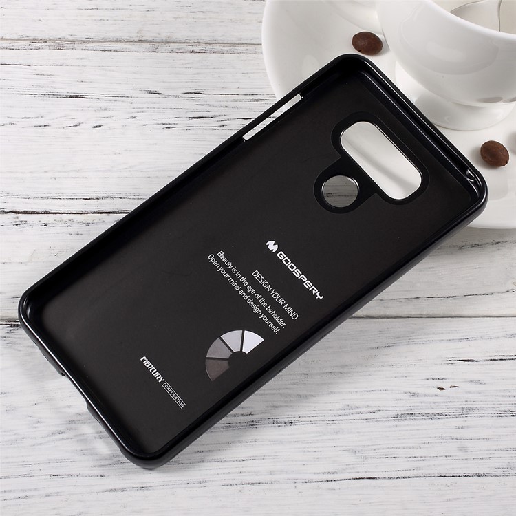 MERCURY GOOSPERY i JELLY Metallic TPU Mobile Phone Case for LG G6 - Black-2