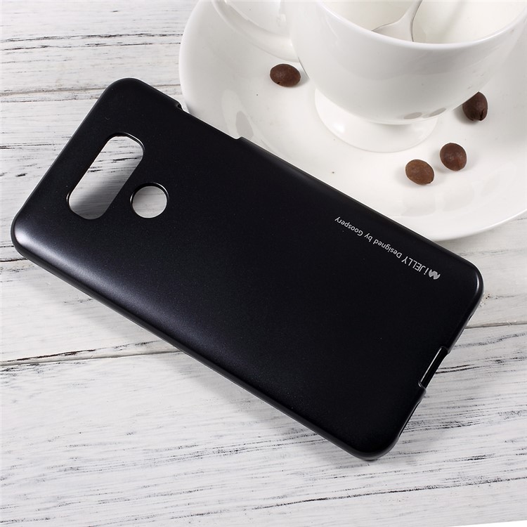 MERCURY GOOSPERY i JELLY Metallic TPU Mobile Phone Case for LG G6 - Black-3