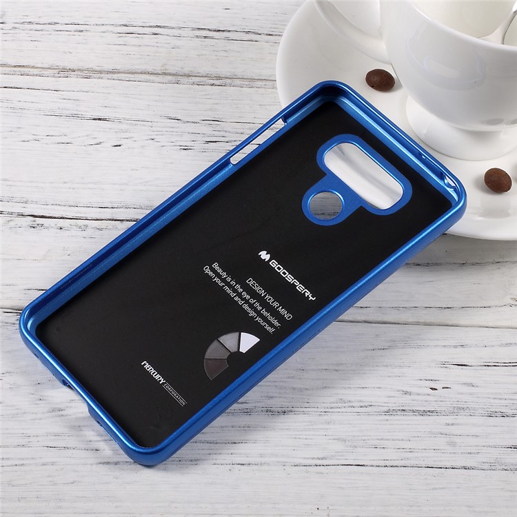 MERCURY GOOSPERY i JELLY Metallic TPU Mobile Casing Cover for LG G6 - Blue-2