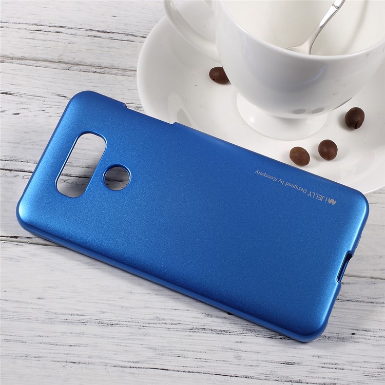 MERCURY GOOSPERY i JELLY Metallic TPU Mobile Casing Cover for LG G6 - Blue-3
