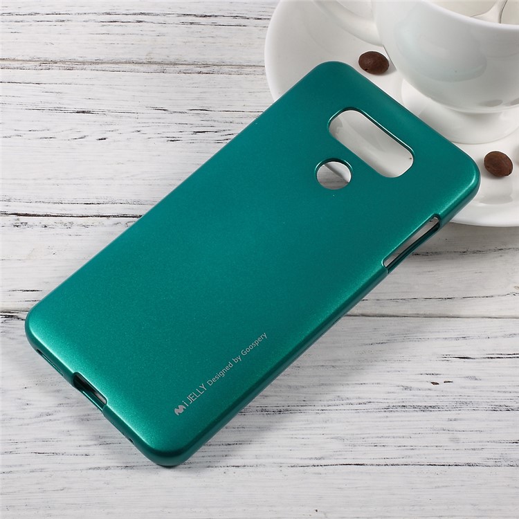MERCURY GOOSPERY for LG G6 i JELLY Metallic TPU Phone Case Accessory - Green-1