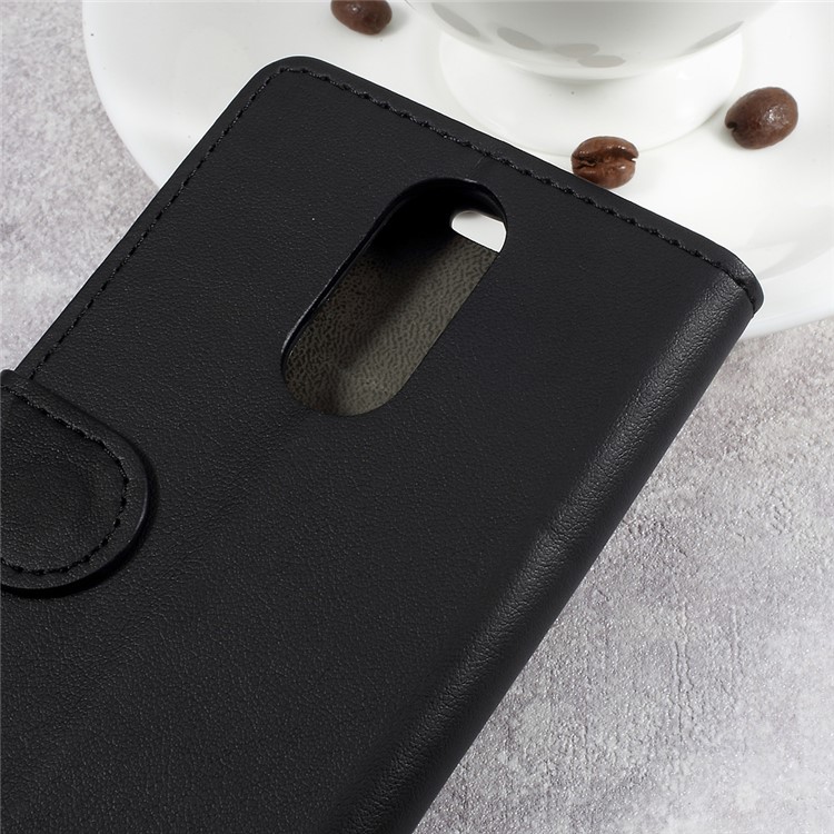 PU Leather Wallet Cell Phone Case for LG K4 (2017) - Black-8