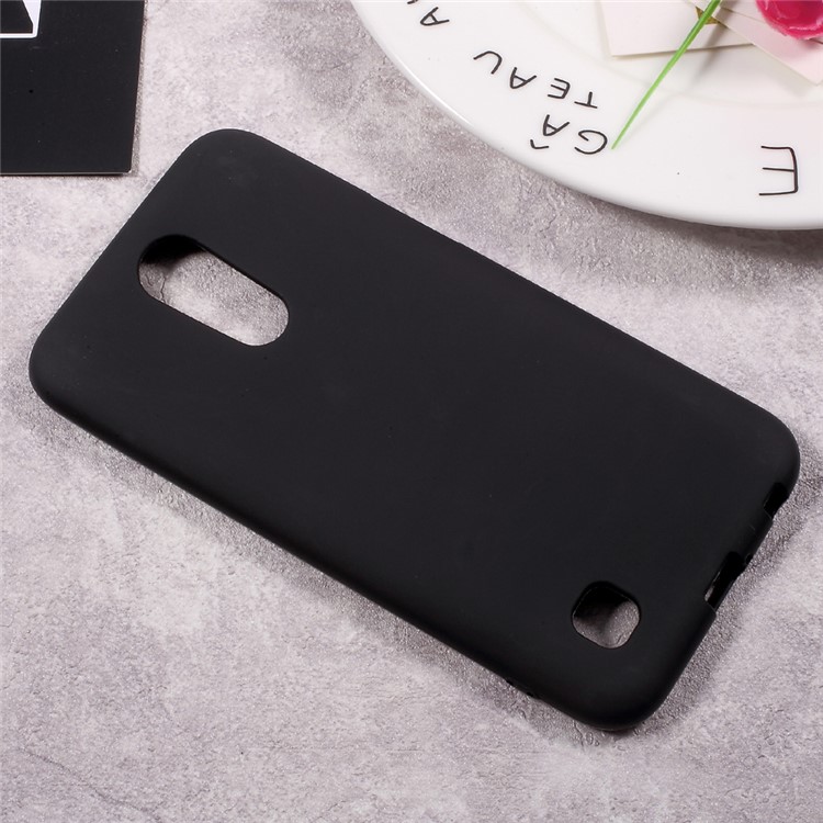 Matte Anti-fingerprint Soft TPU Protective Case for LG K10 (2017) - Black-3