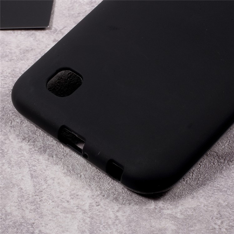 Matte Anti-fingerprint Soft TPU Protective Case for LG K10 (2017) - Black-5