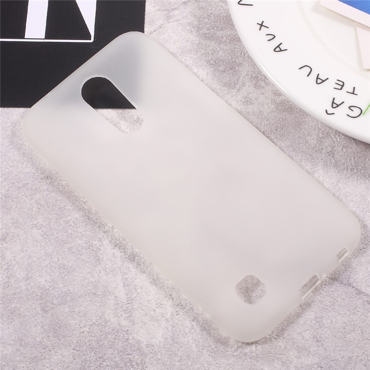 Matte Skin Soft TPU Cellphone Cover for LG K10 (2017) - Transparent-2