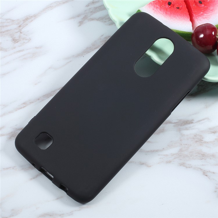 Matte Anti-fingerprint Soft TPU Protective Case for LG K4 (2017) - Black-1
