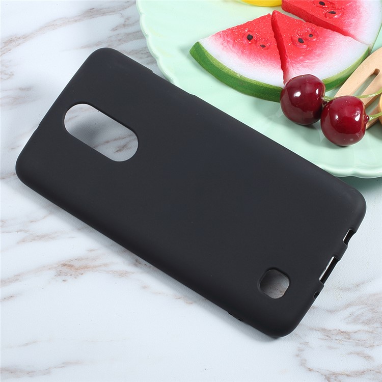 Matte Anti-fingerprint Soft TPU Protective Case for LG K4 (2017) - Black-3