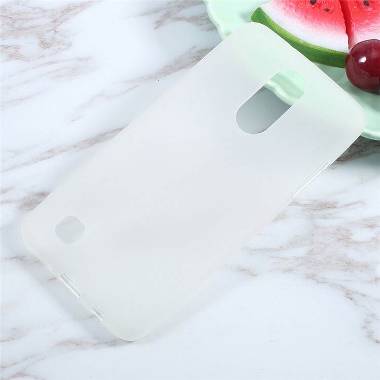 Matte Skin Soft TPU Cellphone Cover for LG K4 (2017) EU/US Version - Transparent-1