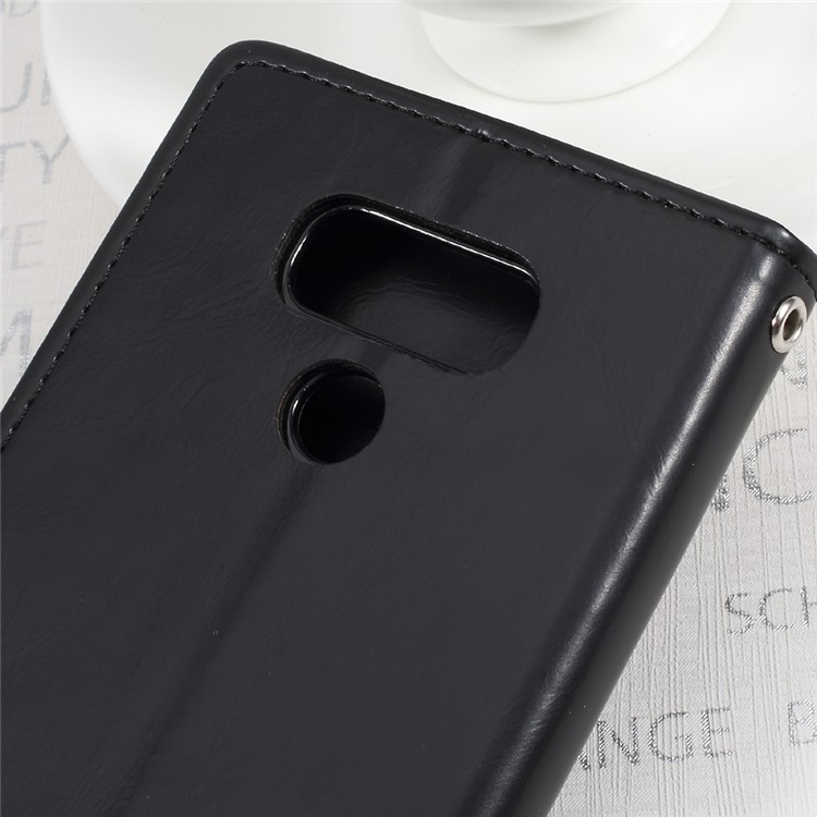 MERCURY GOOSPERY Blue Moon Wallet Leather Case for LG G6 - Black-8